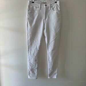 Madewell Curvy High-Rise Skinny Jeans White Size 29